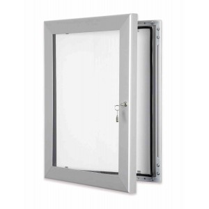 Silver Lockable Poster Cases Silver Lockable Poster Cases