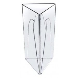 Toblerone Shaped 3 Face Menu Holder Toblerone Shaped 3 Face Menu Holder