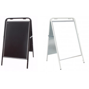 Heavy Duty Tubular Steel A Boards, White or Black