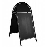 20" x 30" Black Arched Headed A Board 20" x 30" Black Arched Headed A Board