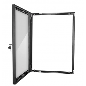 A4 Black Premium Lockable Poster Case
