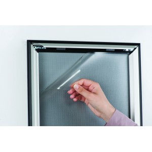 A1 Double Coloured Black and Silver 40mm Snap Frame