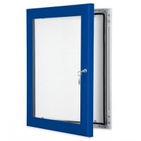 A2 Blue Lockable Poster Case A2 Blue Lockable Poster Case