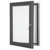 A2 Grey Lockable Poster Case A2 Grey Lockable Poster Case