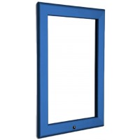 20" x 30" Lockable Blue 32mm Snap Frame 20" x 30" Lockable Blue 32mm Snap Frame