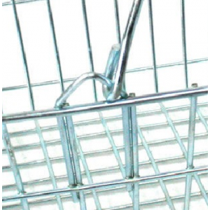 Basket Set with Mobile Plinth, Containing 20 Bonded Wire Baskets