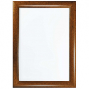 20" x 30" Oak, Dark Wood Effect 25mm Snap Frame