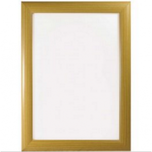 A3 Pine, Light Wood Effect 25mm Snap Frame