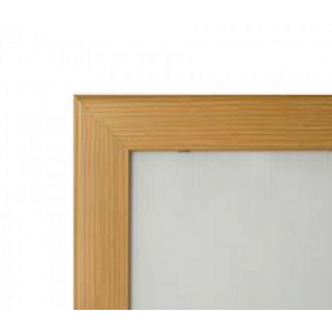 A3 Pine, Light Wood Effect 25mm Snap Frame