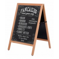 Light Wood Chalkboard External A Board Light Wood Chalkboard External A Board